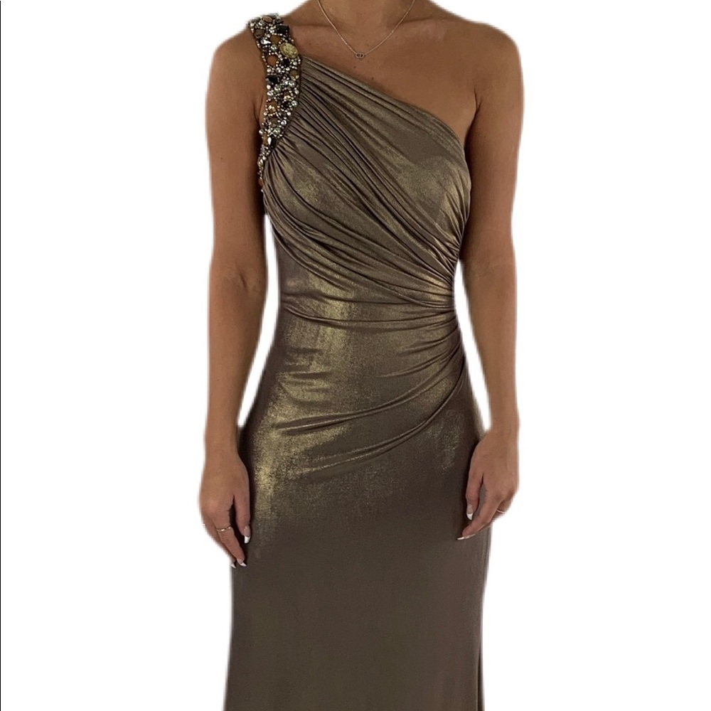 Shimmering Gold Gown